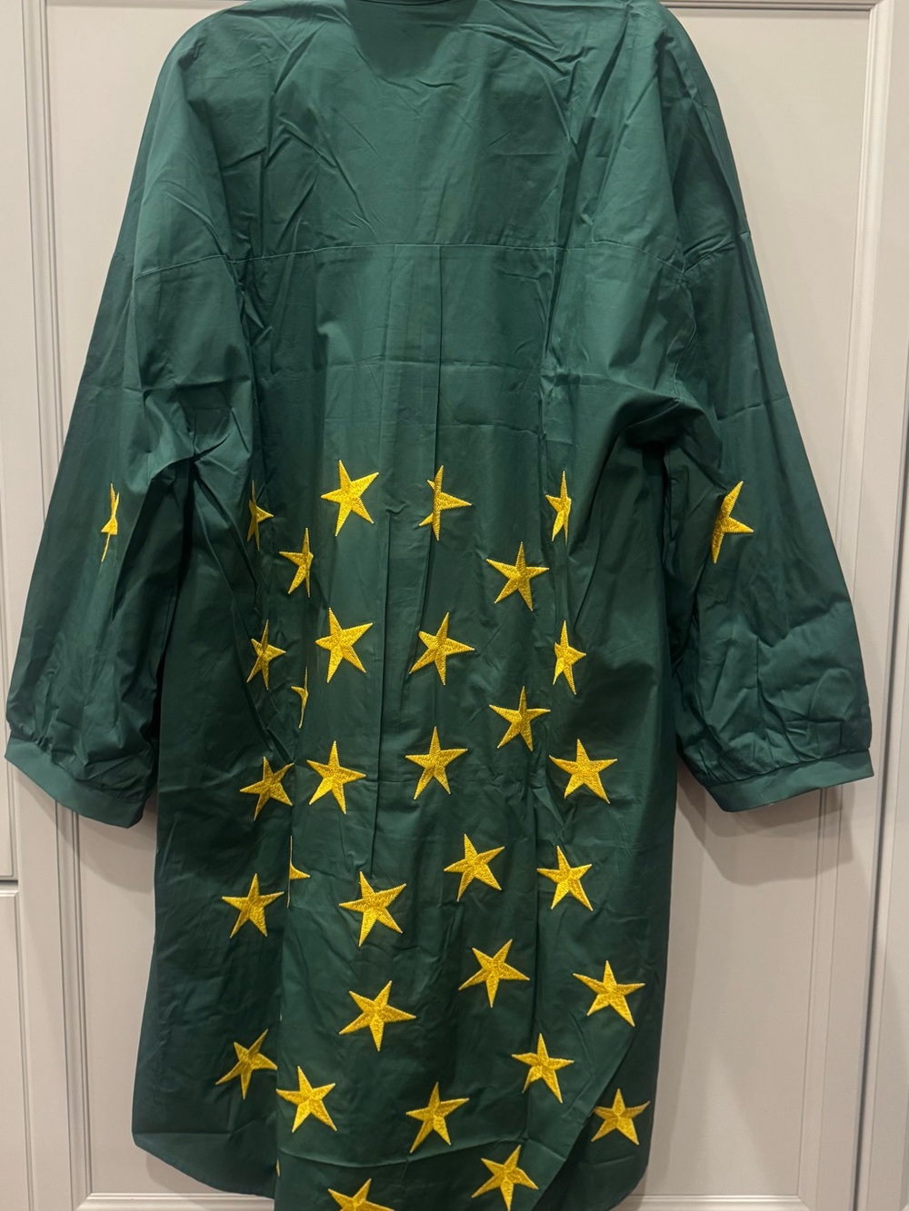 Spirit Dress Green  and Hold Star-Accent Tunic shirt Dress